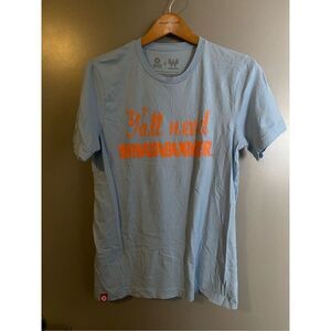 Texas Y’all Need Whataburger Baby Blue Tshirt Size Medium NWOT